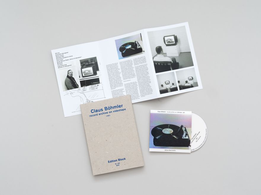 Edition von Claus Böhmler. Die DVD mit dem Screenshot des Videos auf dem Cover, das Faltblatt und die Hülle aus Karton.
