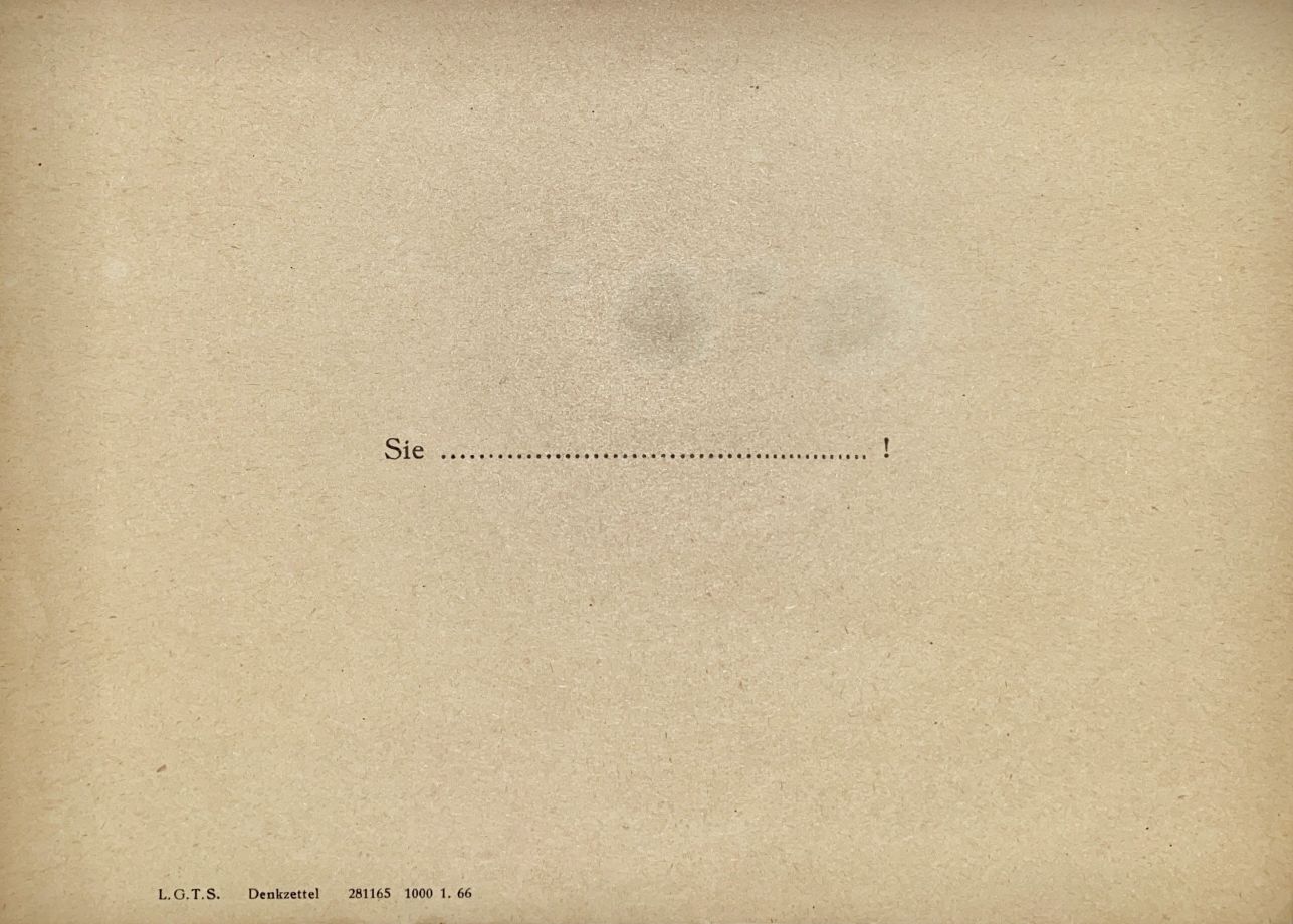 Arbeit von Ludwig Gosewitz und Tomas Schmit